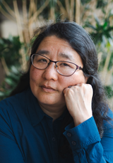 Photo of June Haldeman looking at the camera